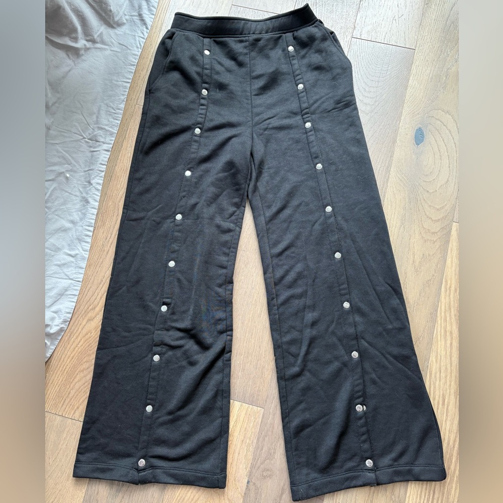 T by Alexander Wang wide leg track pants